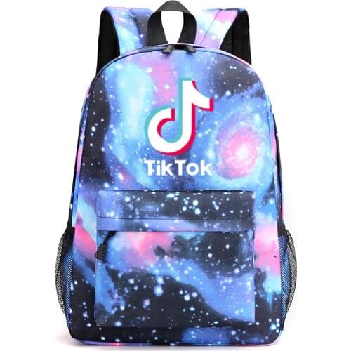 Tik Tok Backpack Backpack Casual Travel Bag Knapsack Laptop Women Men Tik Tok School Bag College Backpacks Teens Bag