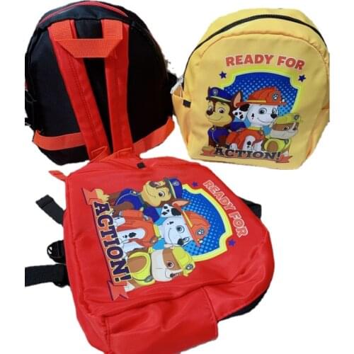 Paw Patrol Toy Cartoon School Backpack Cartoon Lighten Kindergarten Bag Chase Skye Marshall Figure Print for Children Kids 2-8Y