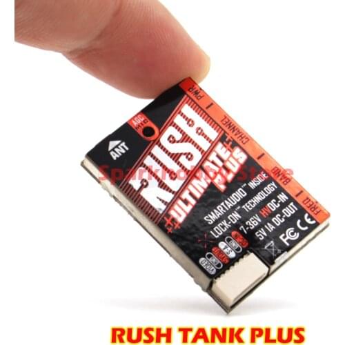 RUSH TANK PLUS prisa tanque Plus final VTX 5,8G 800mW 2-8S Smart Audio Video transmisor AGC MIC para Drone RC MultiRotor