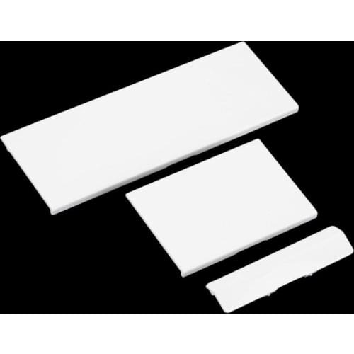 Replacement Memory Card Door Slot Cover Lid Memeory Card Cover 3 Parts Door Covers for Nintend for Wii Console Black