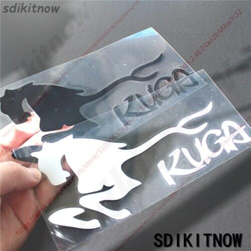 Horse Sports Sticker Racing Windows Door Body Decal Car Styling Fit For ford kuga 2018 2017 2013 2014 2015 2008 accessories