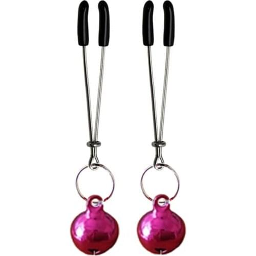 Nipple Clamps Women BDSM Sex Toys Small Bell Steel SM Boobs For Comfortable OrgasmLabia Clitoris With Metal Chain