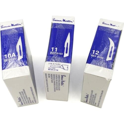 10A#,11#,12# Carbon Steel Scalpel Surgical Blades For PCB Circuit Board 100pcs/box , Phone Repair DIY tool