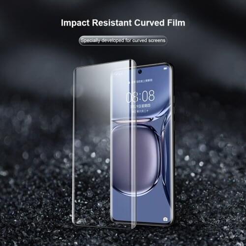 2Pcs NILLKIN Impact Resistant 3D Curved Tempered Glass Film For Huawei P50 Pro Mate 40 Full Glue Screen Protector Honor 50 Pro
