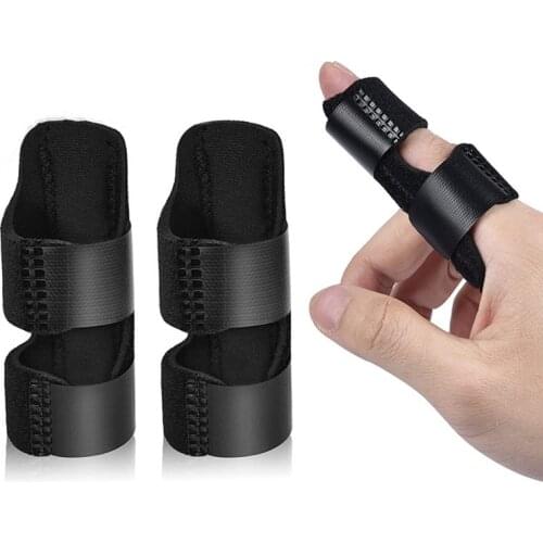 2pcs Trigger Finger Splint Finger Support Brace Finger Stabilizer for Broken Fingers Straightening Arthritis Immobilization Pain