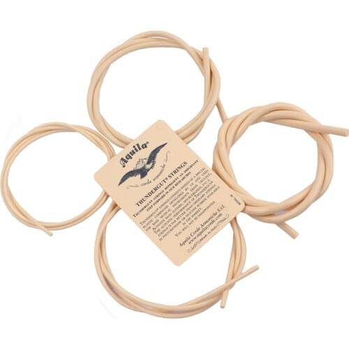 Ukulele Bass Ubass Strings Rubber Mateial, 4pcs/ Set