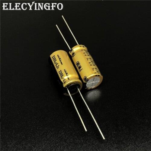5pcs/20pcs 3300uF 6.3V NICHICON FW Series 10x20mm 6.3V3300uF HiFi Audio Capacitor