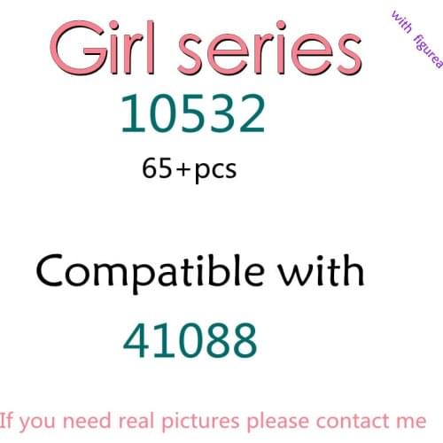 65pcs 10532 Building Block Toy Girl Series 41088 Assembled Building Block Childrens Toy Gifts