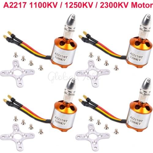 A2217 2217 1100KV 1250KV 2300KV RC Brushless Outrunner Motor for 4 Axis UFO RC Fixed Wing Plane Helicopter Multi Quadcopter