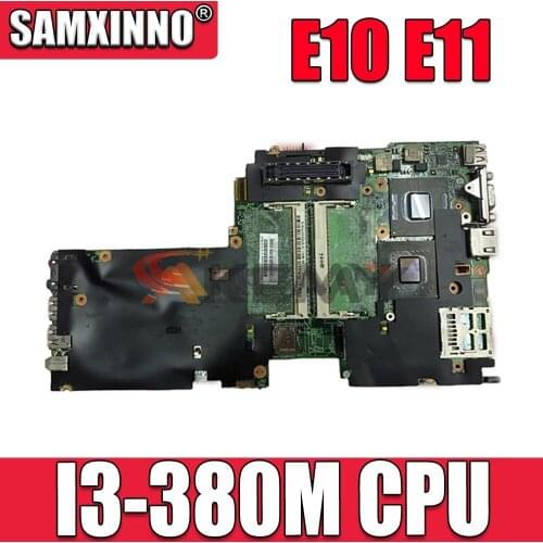 Akemy Laptop Motherboard for Lenovo E10 E11 FRU 04W0314 MAIN BOARD I3-380M CPU DDR3 full test