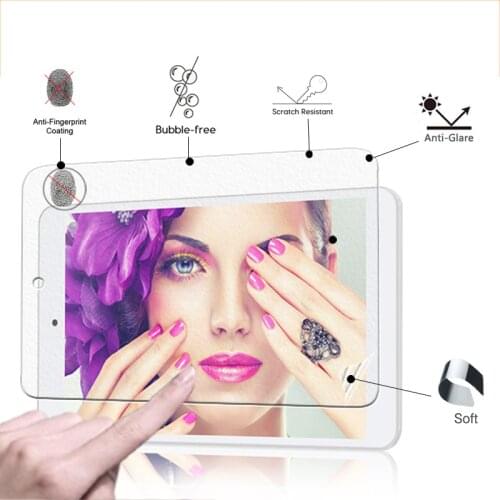 Premium Anti-Glare Screen Protective Matte Film For Teclast P80h 8.0" tablet Anti-Scratches screen Protector films + clean tools