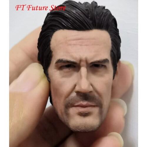 Collectible In Stock 1/6 Scale Josh James Brolin Male Head Sculpt Carved Accessory Model for 12 inches Action Figure Body