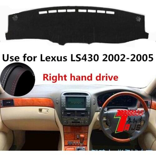 TAIJS Factory protective Simple Leather Car Dashboard Cover For Lexus LS430 2002 2003 2004 2005 Right hand drive