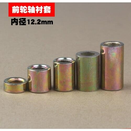 M12 Inner Hole Front Axle Bushing Spacer Bearing Steel Material