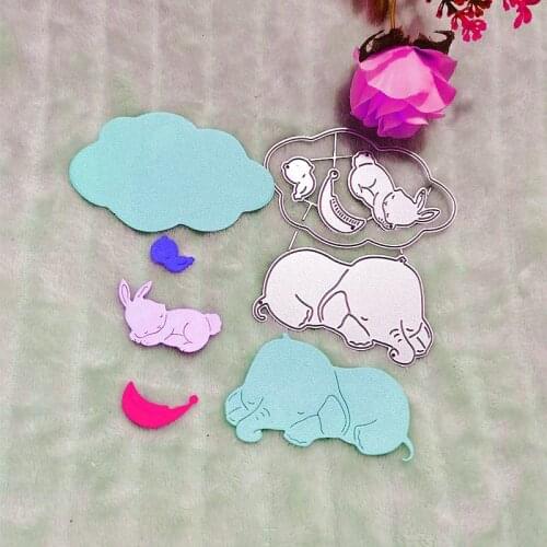 Elephant, rabbit, bird Metal Cutting Dies for DIY Scrapbooking Album Paper Cards Decorative Crafts Embossing Die Cuts