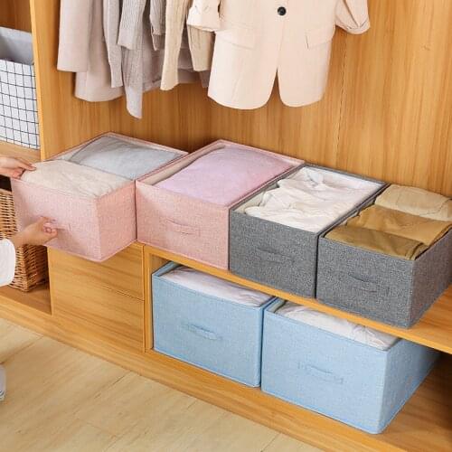 Newest Cotton Linen Toy Storage Basket Closet Clothes Storage Organizer Desktop Sundries Snacks Cosmetic Storage Basket Holder