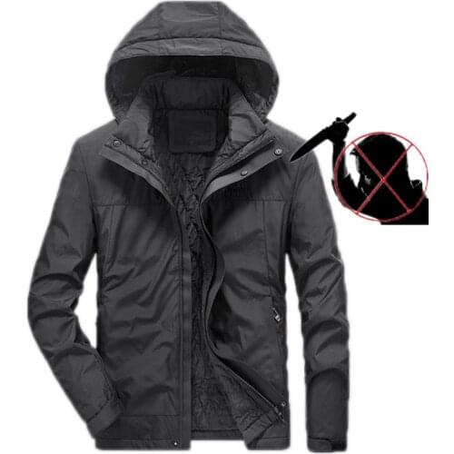 2020New Cut Proof Fashion Men Jacket Hack Resistant Body Armor Personal Self Defense Anti Cut Protection Knife Resistant Coats