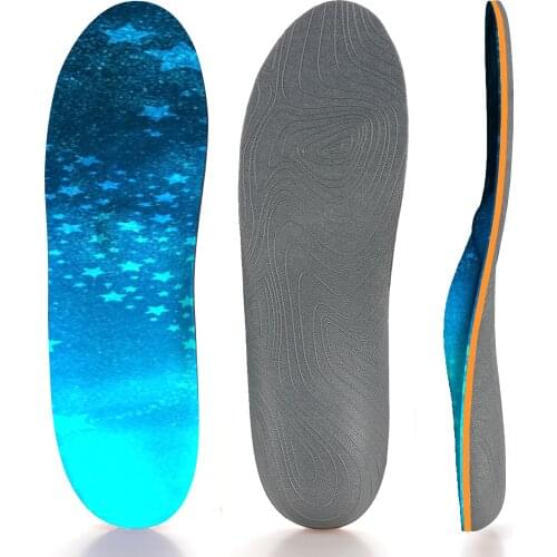 IFitna Flatfoot EVA- -Orthopedic Fasciitis Arch Support Insoles with Full Length for Sneaker