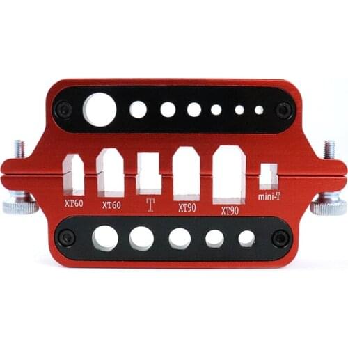 Aluminum Alloy Soldering Station XT60/XT90 Multifunctional Insulation Welding Banana Plug For PCB Board Assembly Tools