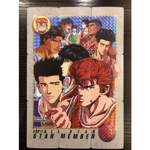 10pcs/set SLAM DUNK Reissue Jumbo Toys Hobbies Hobby Collectibles Game Collection Anime Cards