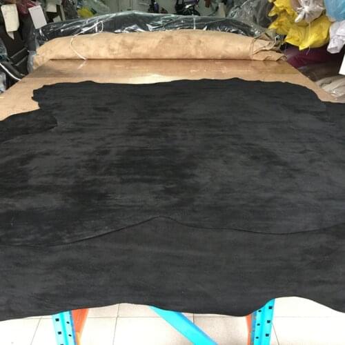 Genuine suede cow cowhide leather raw material whole piece