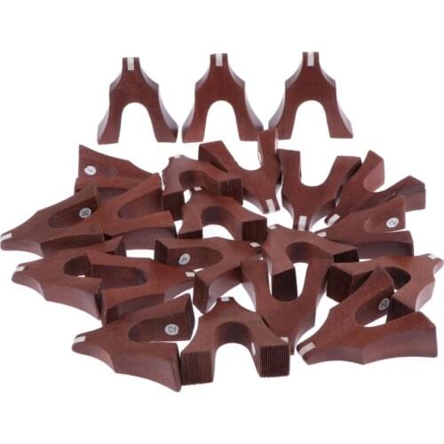 Professional Wooden Guzheng Bridges Set Chinese Zither Accessories Redwood