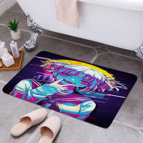 My Hero Academia Anti-slip Doormat Vacuuming Water Absorbing Kitchen Bedroon Bath Floor Mats Home Entrance Home Decora
