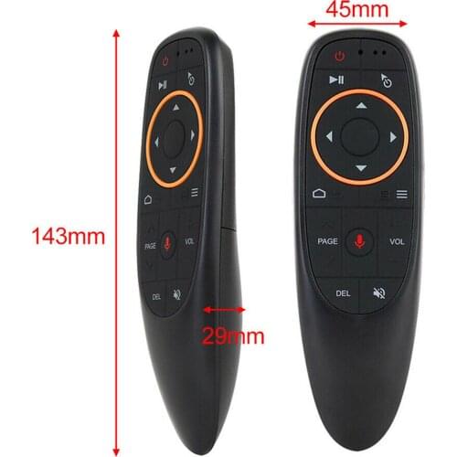 G10S Voice Remote Control 2.4GHz Wireless Air Mouse For Android TV Box