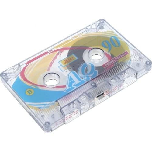 Q81F 2Pcs Newly Standard Cassette Blank Tape Player Empty Tape With 60 Mins Magnetic Tape for Speech Recording