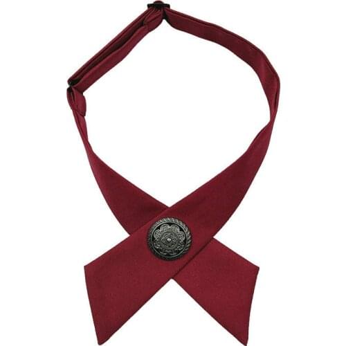 Handmade Cross Bow Tie Korean Style Mens and Womens High-quality Trendy Campus Host Professional Wear Accessories Gifts Bowtie