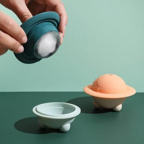 Silica Gel Ice Hockey Ice Box Single Round Ice Block Large Size Ball Type Ice Lattice Mould for Household Whisky