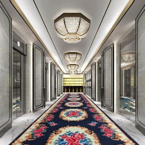 Nordic Floral Print Corridor Mat Bedroom Kitchen Carpet Bathroom Mat Home Decoration Area Carpet