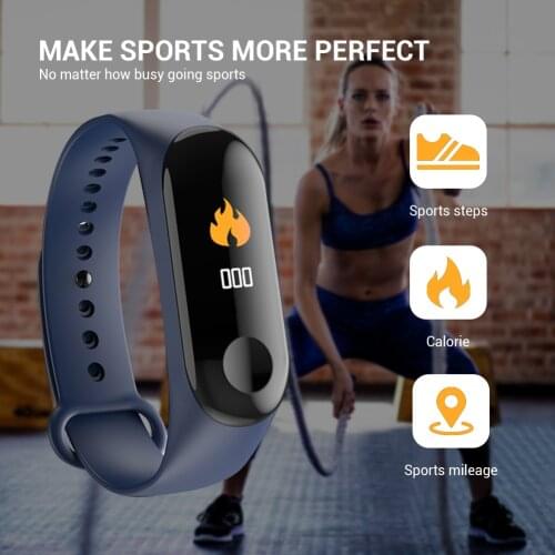 Electronic Smart Watch Women Men Unisex Heart Rate Monitor Fitness Tracker Smartwatch For Android Phone M3 Watches For Xiaomi