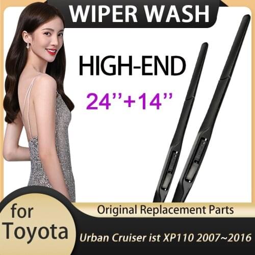 For Toyota Urban Cruiser ist XP110 2007~2016 Windscreen Wipers Car Wiper Blades Car Accessories 2008 2009 2010 2011 2012 2013