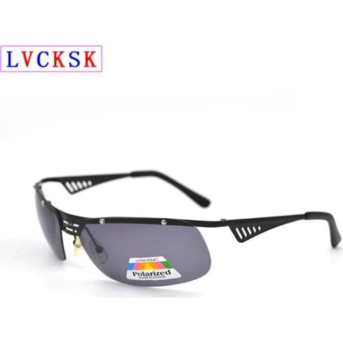 Unisex Goggle Polarized Sunglasses Square Men Black Sun Glasses Women Rimless Sport Eyeglasses Metal Frame UV400 L2