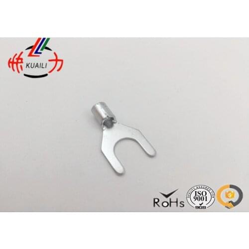 1000PCS Non-insulated Spade Terminal SNBS 1.25-6