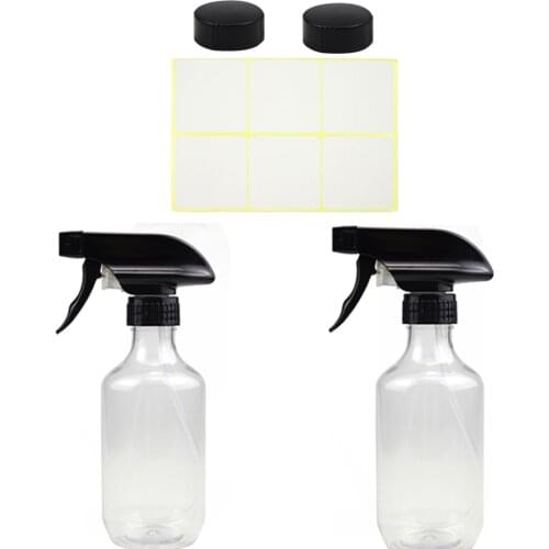 2pcs 280ML Plastic Spray Bottle Transparent Makeup Moisture Atomizer Pot Beauty Tool Accessories Sprayer Bottles Garden Use