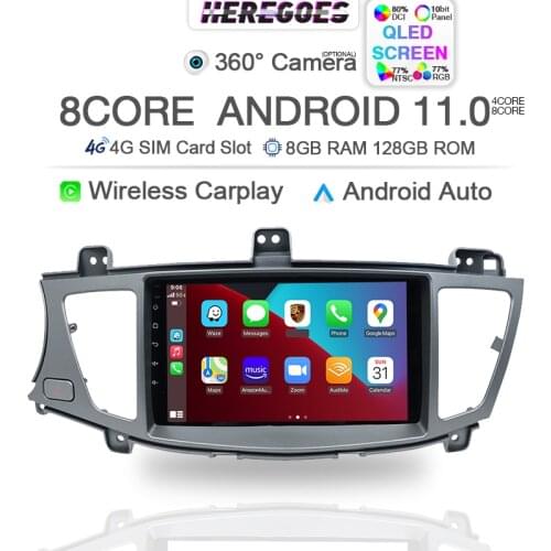 360 Panoramic Camera 6+128G Android 10 Car DVD Player For KIA k7 Cadenza 2011 - 2017 GPS 4G LTE Carplay WIFI Bluetooth RDS Radio