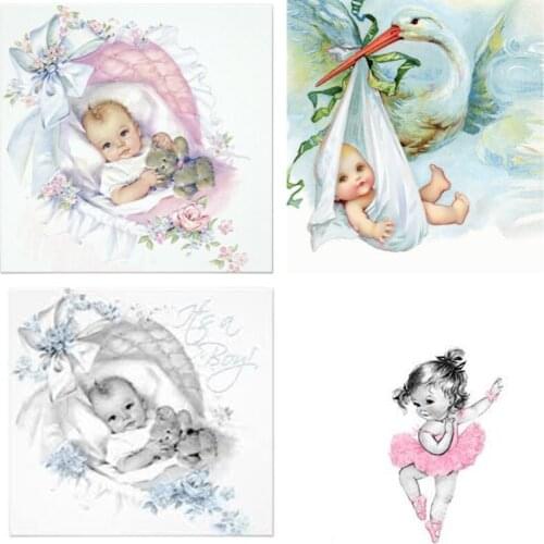 5d Diamond Painting Lovely Baby Cross Stitch kits Diamond Embroidery full square Child Diamond mosaic Rhinestone Home Decor