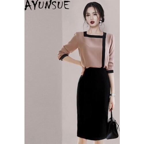 AYUNSUE Women's Short Shirts