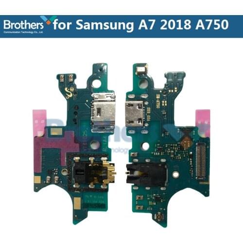 For Samsung A7 2018 A750F USB Charging Flex Cable For Samsung A750F Charging Dock Connector Charger Flex Cable Phone Replacement
