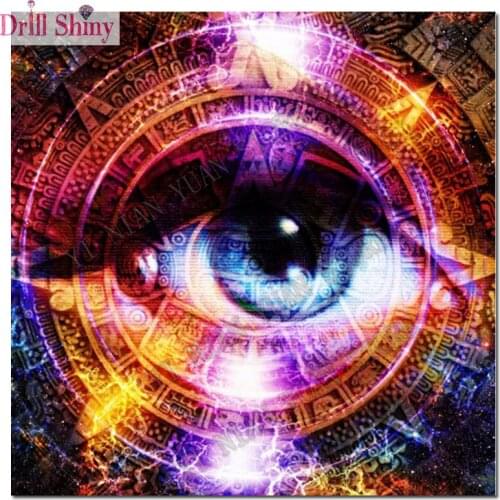 Mysterious Eyes Diamond Painting Cross Stitch Needleworks 5D Diy Diamond Embroidery Crafts Mosaic Home Decor New Years product