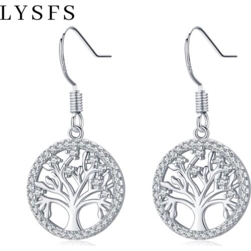 Висячие серьги LYSFS China At AliExpress