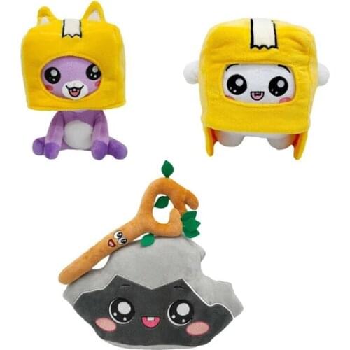 Ｎew Lankybox Removable Cartoon Robot Soft Toy Plush ChildrenS Gift Turned Into A Doll Girl Bed Pillow