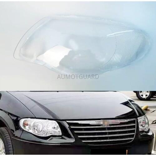 Car Headlight Lens For Chrysler Grand Voager 2007 2008 2009 2010 2011 2012 Headlamp Cover Replacement Auto Shell Cover