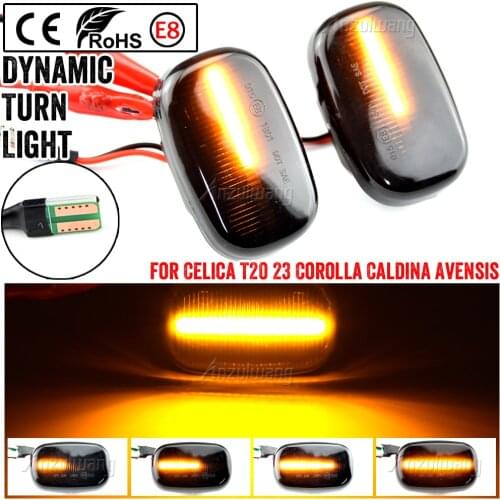 Led Dynamic Side Marker Turn Signal Light For Toyota RAV4 Camry SV4 CV4 ACV30 Corolla E10 E11 E12 ZE120 Runx Allex Vios Celica
