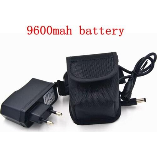 6400mAh 9600mA Battery Bicycle Wheel LED Lights Tire Valve Gas Lamp Bike Lamp Accessories 1A DC EU Plug Rechargeable Charger
