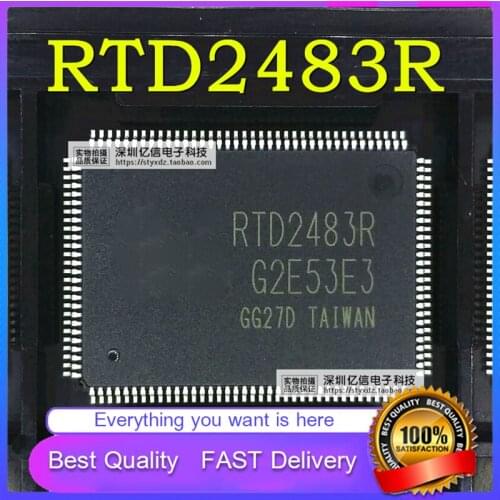 1Pcs/Lot Lot New Original RTD2483R TQFP-128 LCD Chip IC