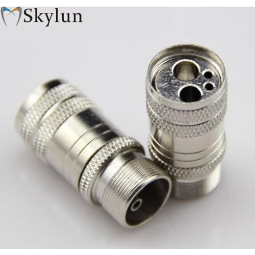 10pcs Dental High Speed Handpiece Turbine Adapter Changer From 4Holes to 2Holes turbine tubing Connector 2Holes to 4Holes SL1130