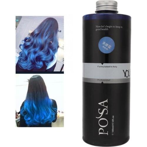 500ml Temporary Hair Dye Coloring Cream Hair Dyeing Cream Beauty Salon Hair Care Coloring Tool Hair Dye Wax Mud Cream